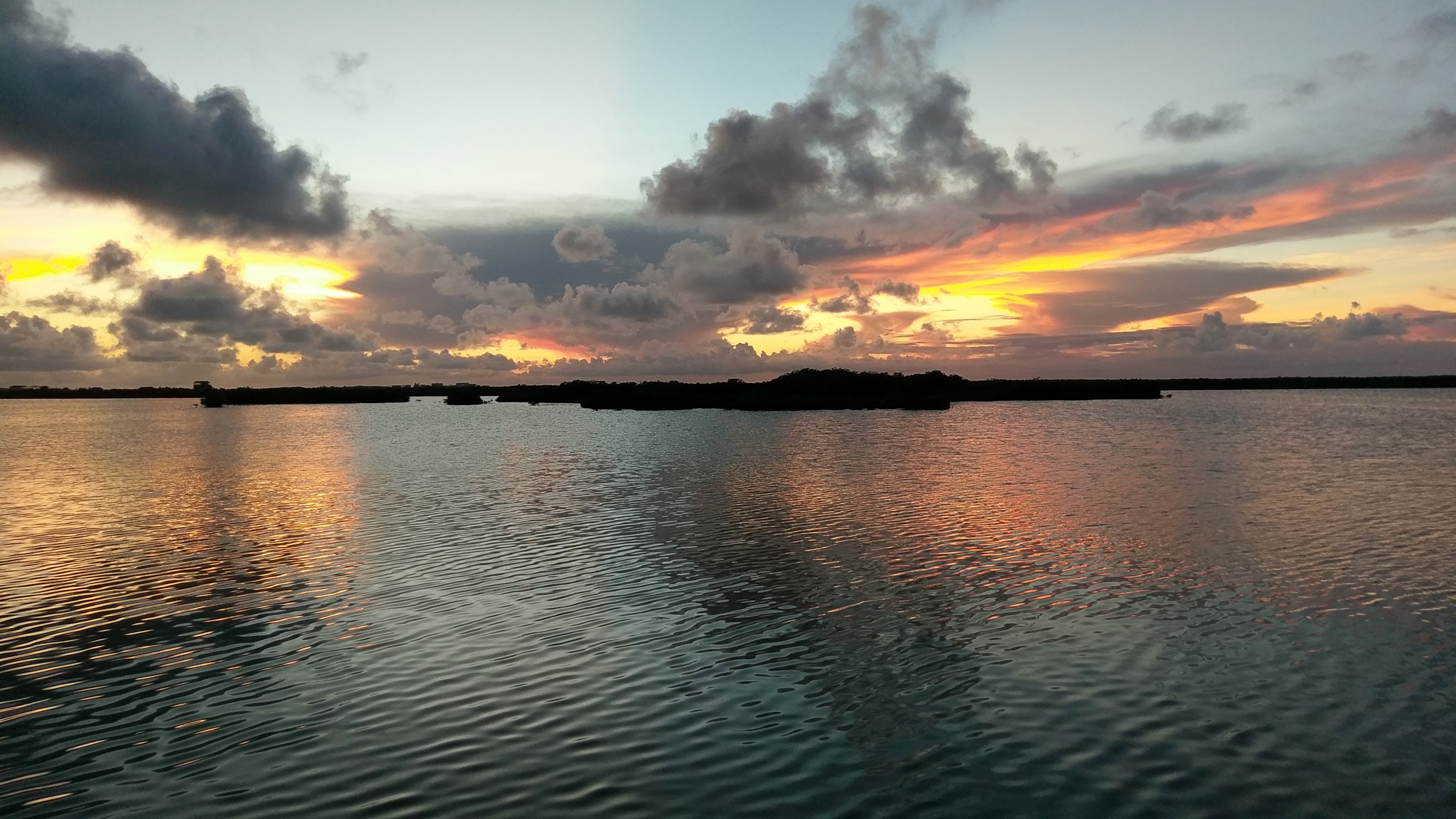 Leeward Side of Ambergris Caye Island- Belize  (a.k.a Lagoon Side)